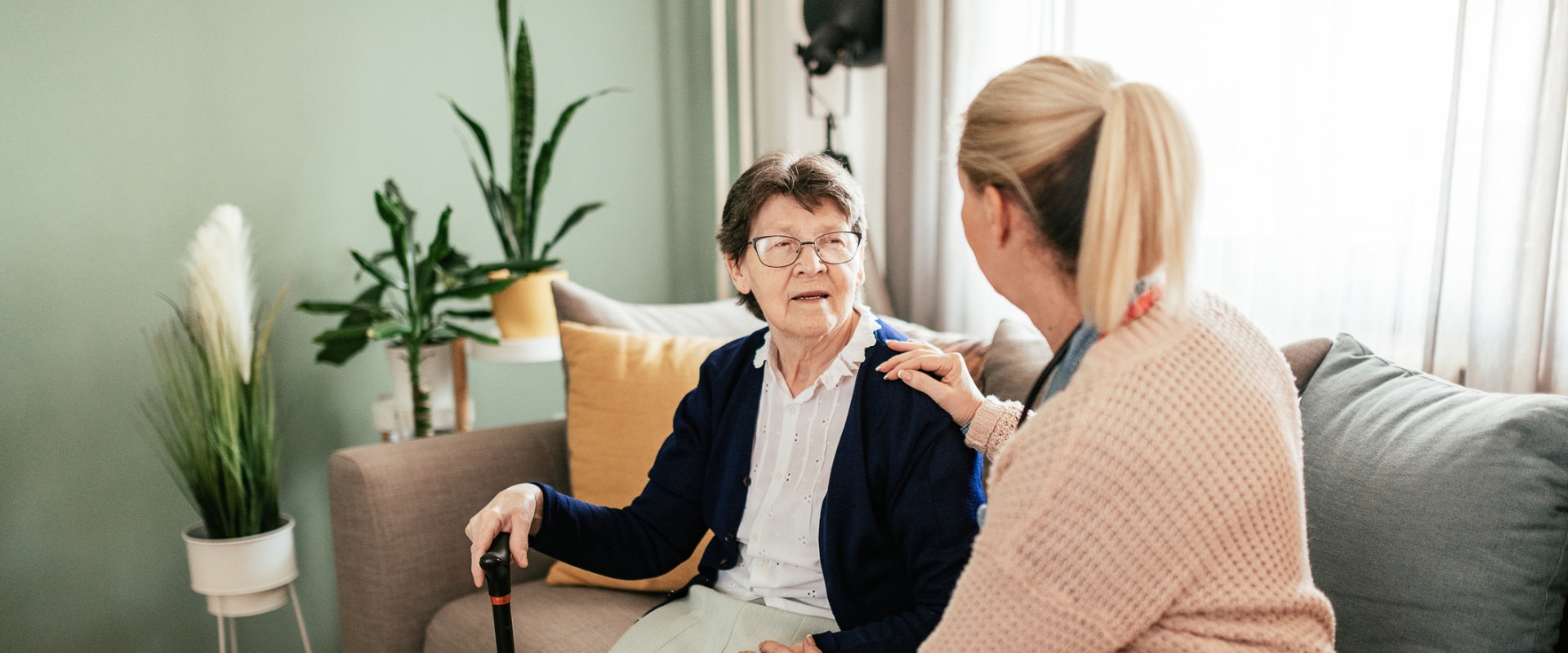 What is the medical term for at-home care?